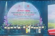 Bệnh viện Hùng Vương được vinh danh trong lễ phát động Tháng nhân đạo cấp quốc gia năm 2024