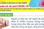 Hướng dẫn cách ly tại nhà ứng phó với dịch Covid-19