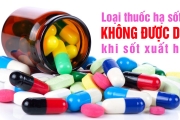 Loại thuốc hạ sốt nào không được dùng khi sốt xuất huyết