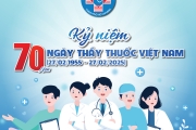 Lời cảm ơn chân thành nhân dịp kỷ niệm 70 năm Ngày Thầy thuốc Việt Nam (27/02/1955 – 27/02/2025)  | 