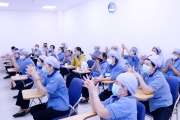 Lớp đào tạo Vệ sinh bề mặt môi trường và quản lý chất thải y tế năm 2023 